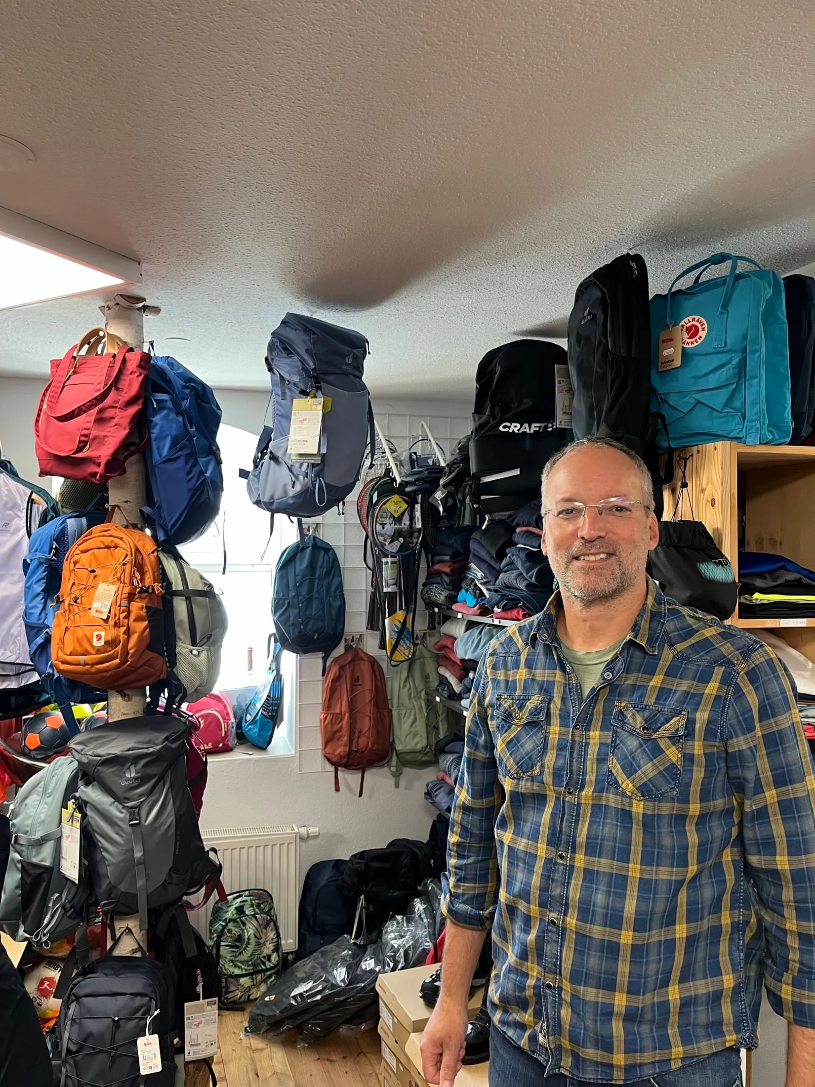 Matthias Arlt, Inhaber des Outdoor- & Sportreff Neustadt